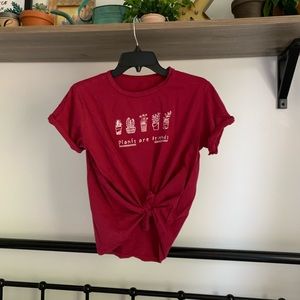 Plants are Friends Crop Top